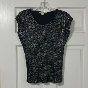 Michael Kors sequin stretchy top